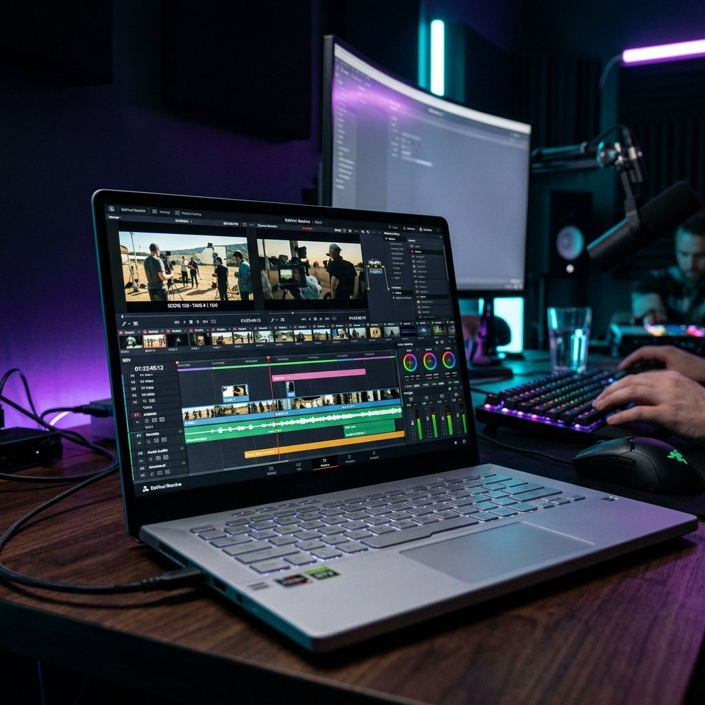 Video Editing Timeline Workspace Preview
